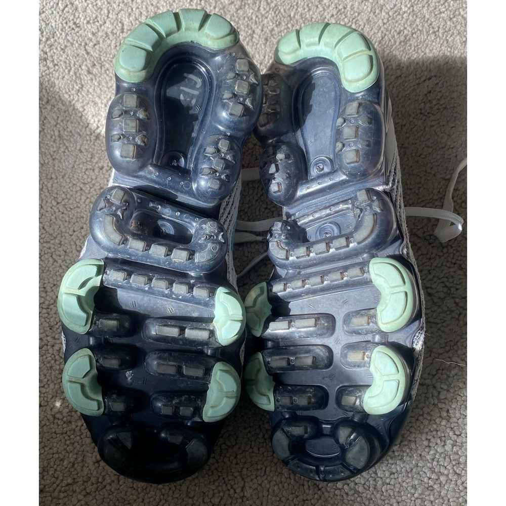 Clean Nike Size 8 Mens Air Vapormax Flyknit 3 Tiffany Blue Shoes View 4